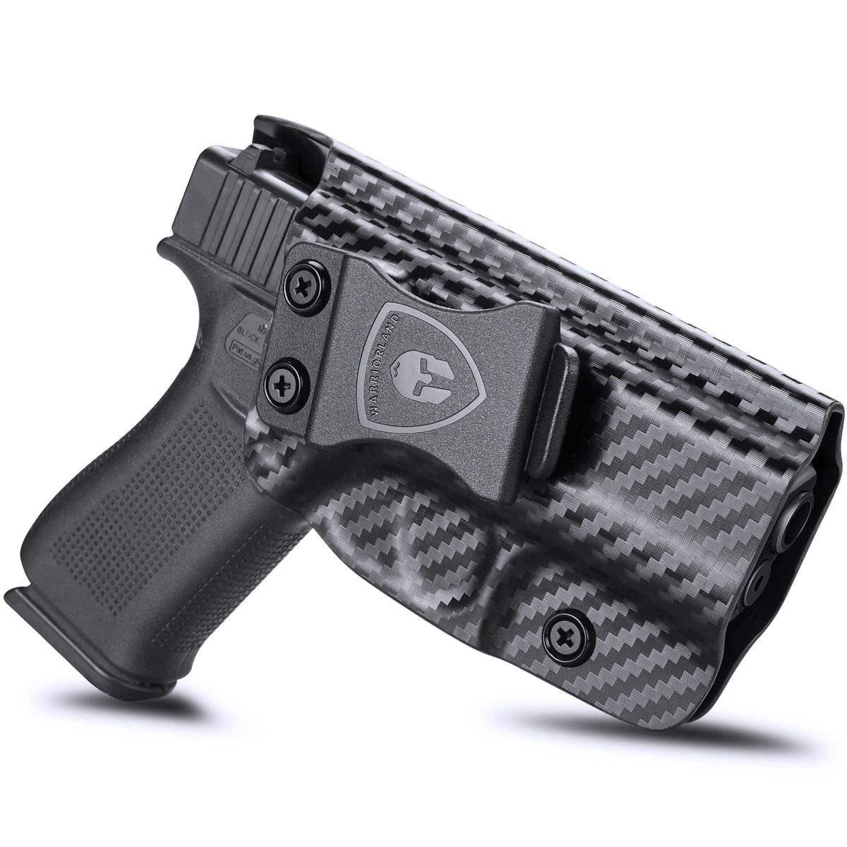 IWB/OWB Glock Holster, Manufacturer : Concealment Express (Rounded Gear),  Model : Druid Glock MOS, Color : Carbon TargetZone