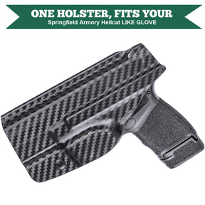 Carbon Fiber Kydex IWB Holster for Springfield Armory Hellcat/ Pro 9mm | WARRIORLAND