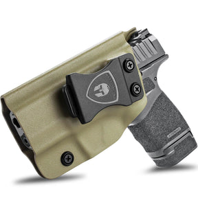 9mm Springfield Armory Hellcat / Pro Tan 9mm Inside Waistband Holster Kydex  Right / Left Handed | WARRIORLAND