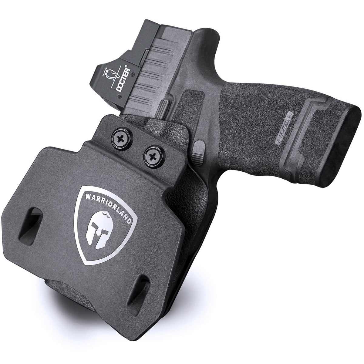 Kydex OWB Paddle Holster for Springfield Armory Hellcat Pro with red dot sights optics cut Trigger Guard Appendix Open Carry | WARRIORLAND