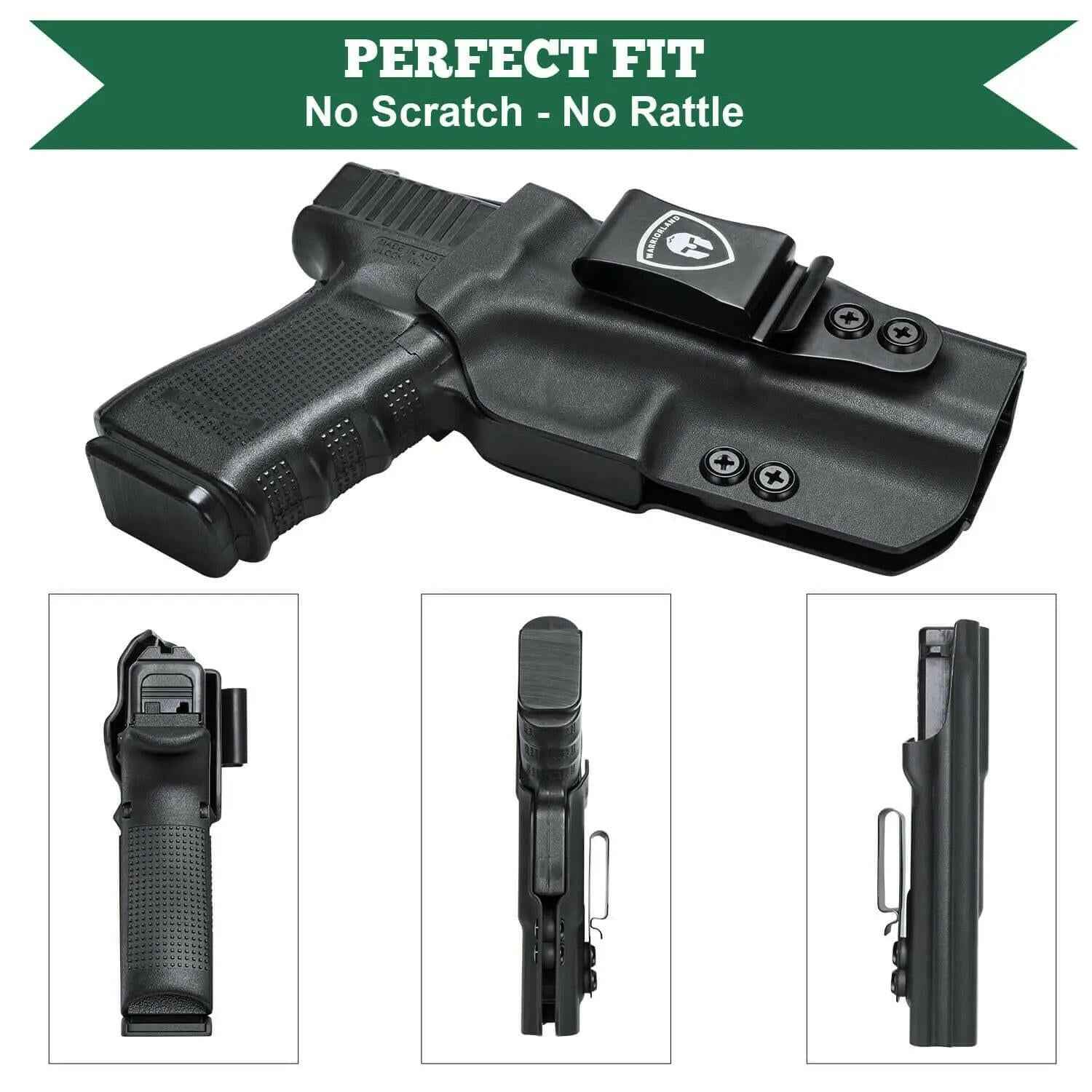 IWB Glock Holster for Glock 17 19 23 26 32 Gen 4 5 | WARRIORLAND
