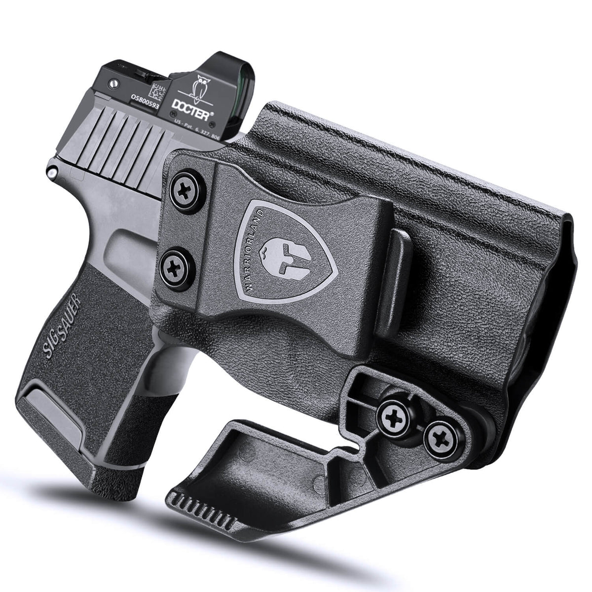  WARRIORLAND IWB KYDEX Holster Fit G43 / G43X, Inside Waistband  Holster Concealed Carry for Men/Women, G43X Holster, Adj. Cant & Retention,  Right Hand Draw : Sports & Outdoors