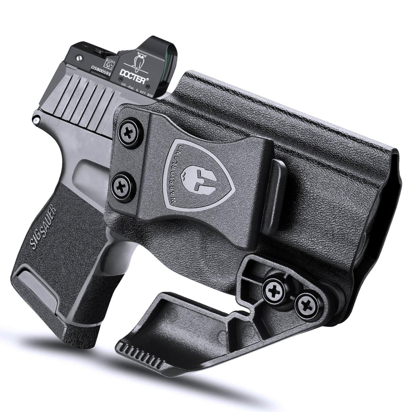 IWB Kydex Holster with Claw for Sig Sauer P365 P365 XL P365 SAS P365X P365.380 ACP P365 ROSE.380 ACP Pistol with Optics Cut  for Fat Guys | WARRIORLAND WARRIORLAND