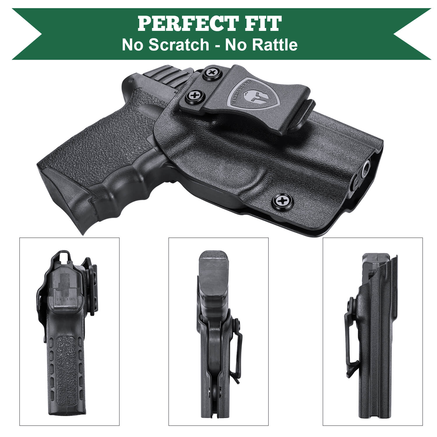 SCCY CPX 1 2 CPX-1 CPX-2 9mm No Rail Holster IWB Kydex Inside Waistband Holster Concealed Carry | WARRIORLAND