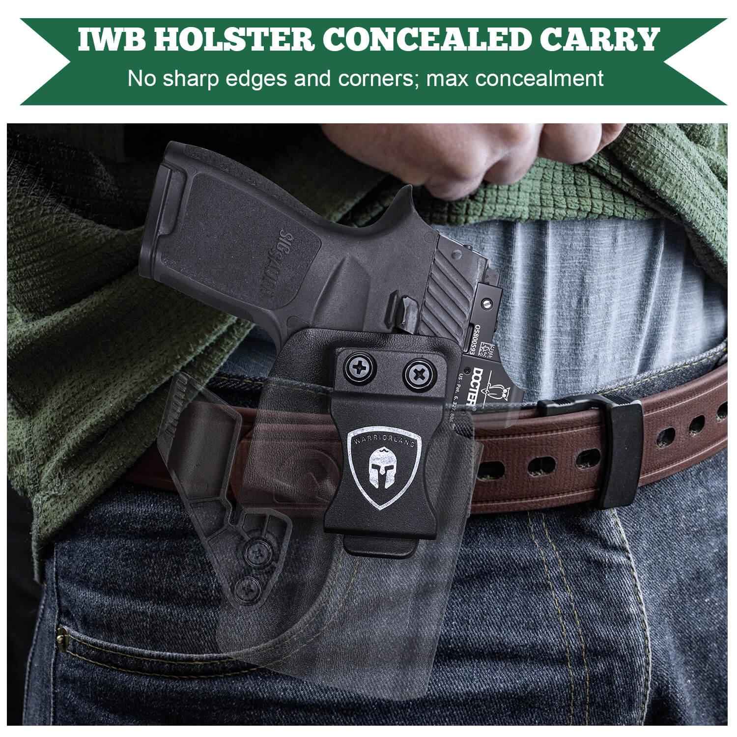 SIG SAUER P320X-COMPACT Holster - Zero Carry Elite IWB Concealment Holster For Comfortable & Secure Everyday Carry