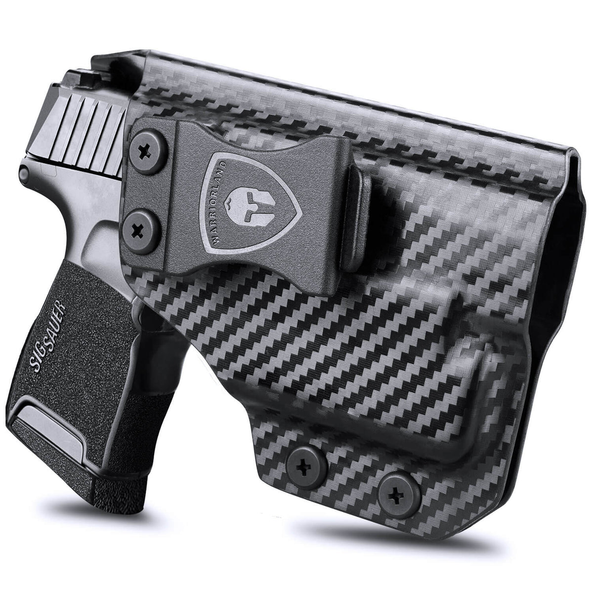 Sig Sauer P365 SAS X XL Pistol with TLR6 Carbon Fiber Kydex  IWB Light Bearing Holsters Appendix Concealment Carry Trigger Guard Holster | WARRIORLAND