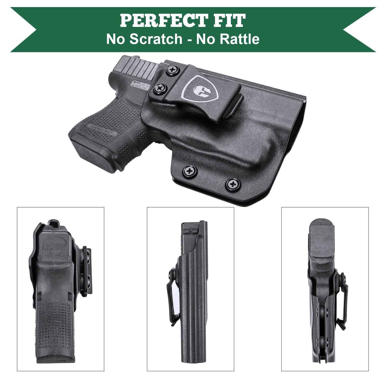 Glock 26 IWB Holster | TRL 6 Kydex Appendix Holster for Right/Left